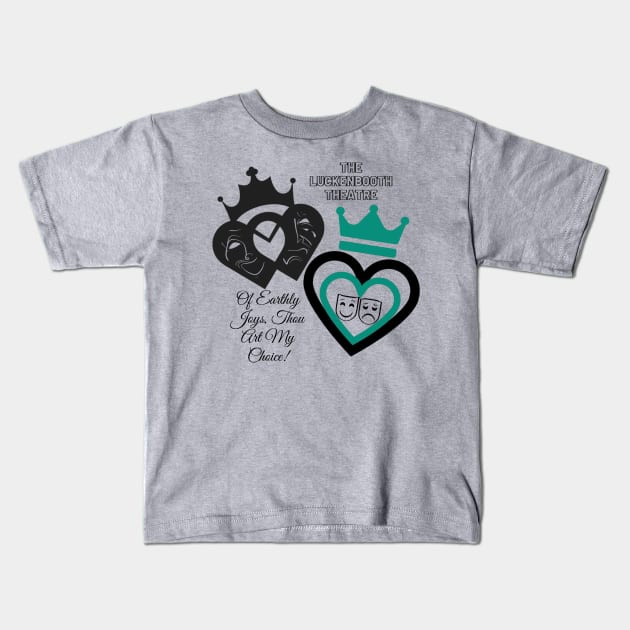 Luckenbooth Logo and Slogan Kids T-Shirt by luckenbooththeatre